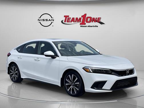 Platinum White Pearl 2024 Honda Civic EX-L