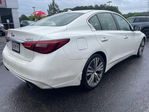 Majestic White 2018 INFINITI Q50 3.0t Sport