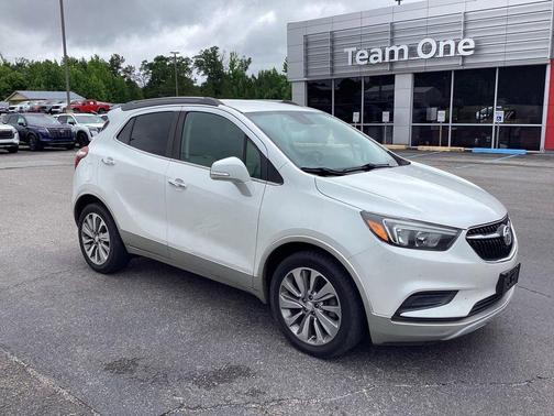 White Frost Tricoat 2019 Buick Encore Preferred