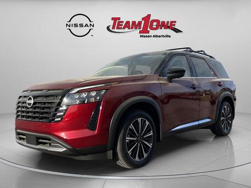Scarlet Ember Tintcoat/Super Black 2026 Nissan Pathfinder Platinum
