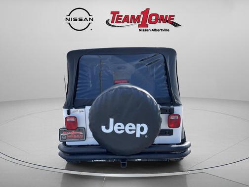 Stone White Clearcoat/Dark Khaki Soft Top 2006 Jeep Wrangler X
