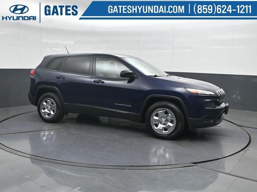 True Blue Pearlcoat 2016 Jeep Cherokee Sport