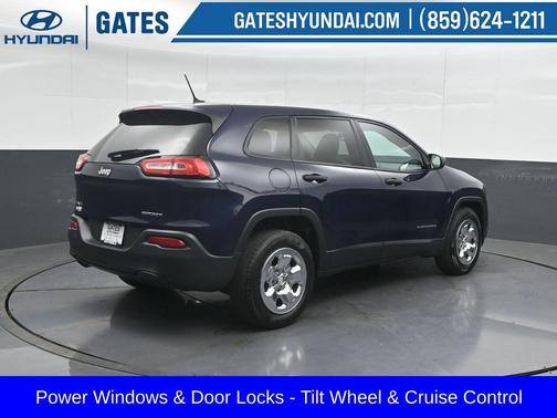 True Blue Pearlcoat 2016 Jeep Cherokee Sport