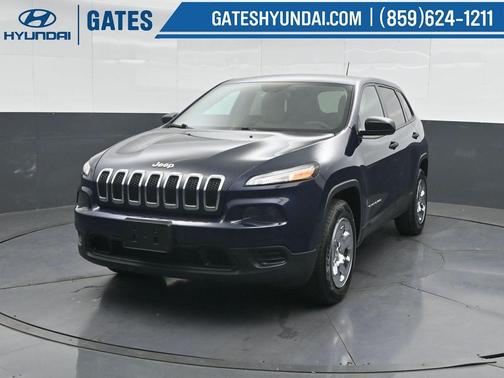 True Blue Pearlcoat 2016 Jeep Cherokee Sport