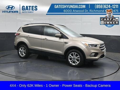 White Gold Metallic 2018 Ford Escape SE