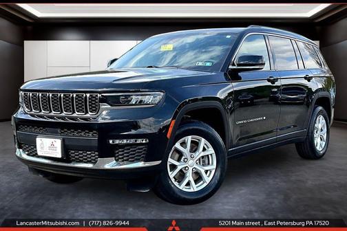 Diamond Black Crystal Pearlcoat 2023 Jeep Grand Cherokee L Limited