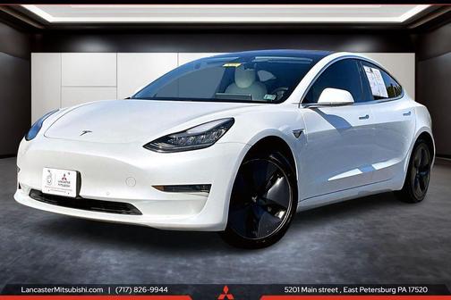 Pearl White Multi-Coat 2018 Tesla Model 3 Mid Range