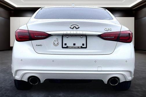 Majestic White 2022 INFINITI Q50 3.0t LUXE