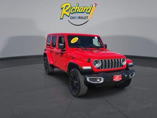 Firecracker Red Clearcoat 2025 Jeep Wrangler 4xe Sahara