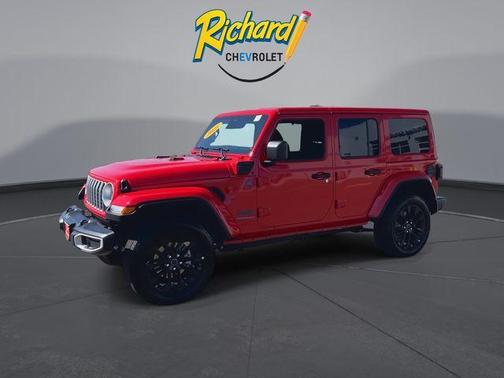 Firecracker Red Clearcoat 2025 Jeep Wrangler 4xe Sahara