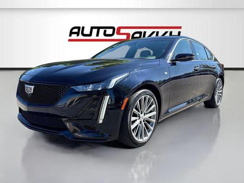 Dark Moon Blue Metallic 2021 Cadillac CT5 Premium Luxury RWD