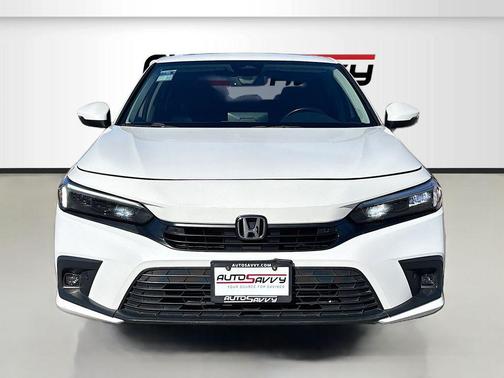Platinum White Pearl 2022 Honda Civic Touring