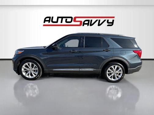 Stone Blue Metallic 2023 Ford Explorer Platinum