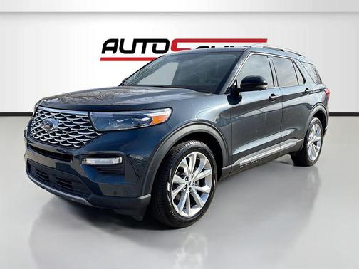 Stone Blue Metallic 2023 Ford Explorer Platinum