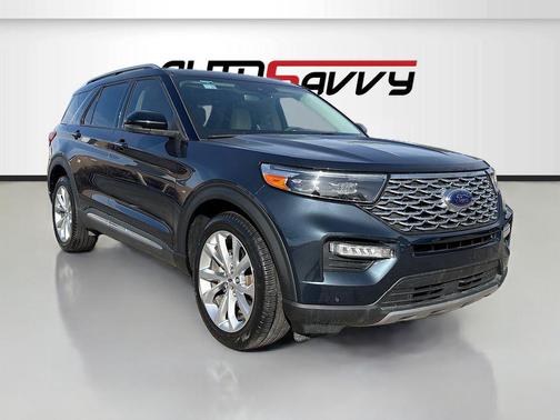 Stone Blue Metallic 2023 Ford Explorer Platinum
