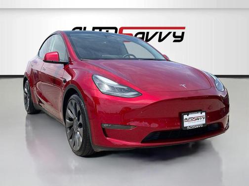 Ultra Red 2024 Tesla Model Y Performance Dual Motor All-Wheel Drive