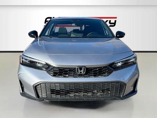 Solar Silver Metallic 2025 Honda Civic Sport