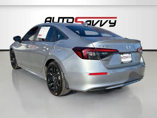 Solar Silver Metallic 2025 Honda Civic Sport