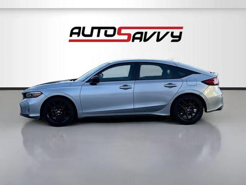 Solar Silver Metallic 2025 Honda Civic Sport