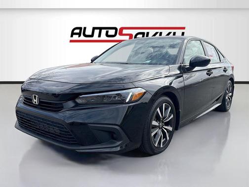 Crystal Black Pearl 2023 Honda Civic EX