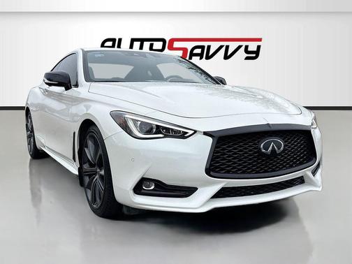 Majestic White 2022 INFINITI Q60 3.0t Red Sport 400