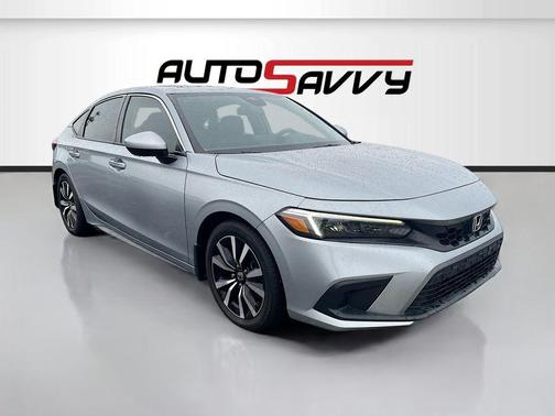 Lunar Silver Metallic 2023 Honda Civic EX-L