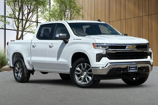 Summit White 2026 Chevrolet Silverado 1500 LT