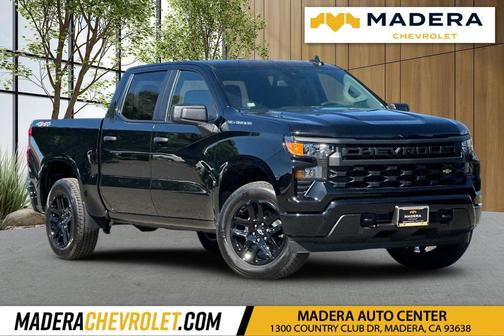 Black 2026 Chevrolet Silverado 1500 Custom