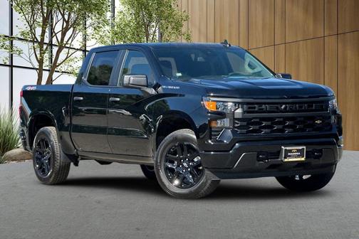 Black 2026 Chevrolet Silverado 1500 Custom