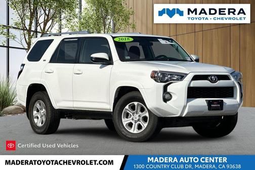 Super White 2018 Toyota 4Runner SR5