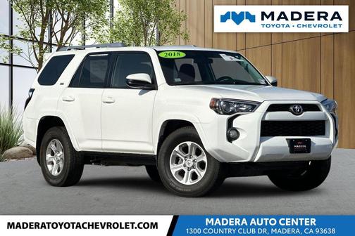 Super White 2018 Toyota 4Runner SR5