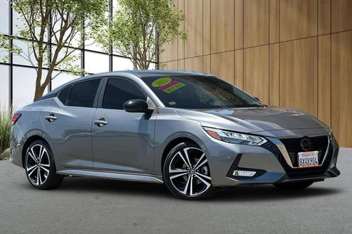 Gun Metallic 2021 Nissan Sentra SR