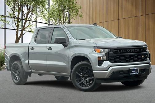 Sterling Gray Metallic 2026 Chevrolet Silverado 1500 Custom