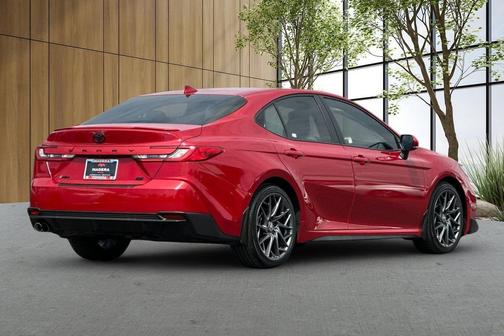 Supersonic Red 2025 Toyota Camry SE