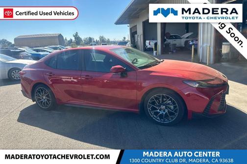 Supersonic Red 2025 Toyota Camry SE