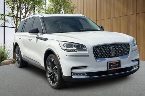 Pristine White Metallic Tri-Coat 2020 Lincoln Aviator Reserve AWD