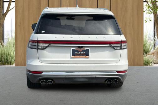 Pristine White Metallic Tri-Coat 2020 Lincoln Aviator Reserve AWD
