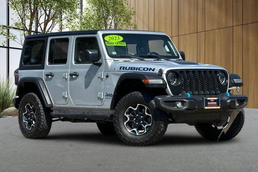 Silver Zynith Clearcoat 2023 Jeep Wrangler 4xe Rubicon