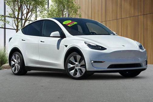 Pearl White Multi-Coat 2021 Tesla Model Y Long Range Dual Motor All-Wheel Drive