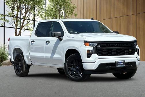 Summit White 2026 Chevrolet Silverado 1500 Custom