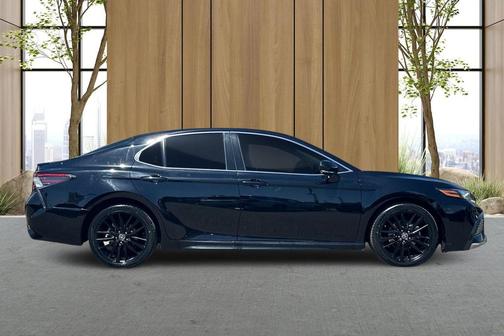 Midnight Black Metallic 2021 Toyota Camry XSE