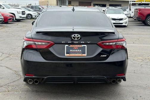Midnight Black Metallic 2021 Toyota Camry XSE