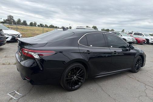 Midnight Black Metallic 2021 Toyota Camry XSE