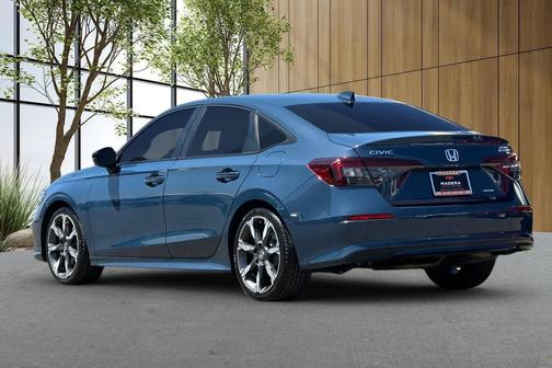 Blue Lagoon Pearl 2025 Honda Civic Hybrid Sport Touring