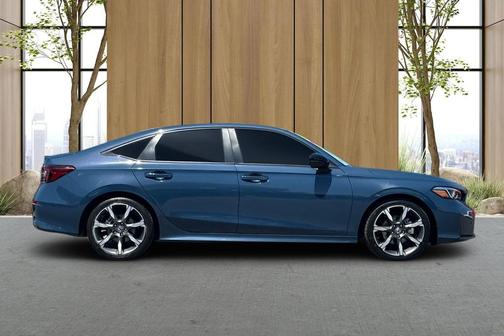 Blue Lagoon Pearl 2025 Honda Civic Hybrid Sport Touring