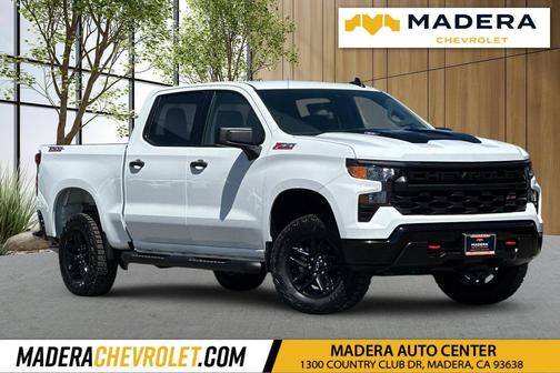 Summit White 2026 Chevrolet Silverado 1500 Custom Trail Boss