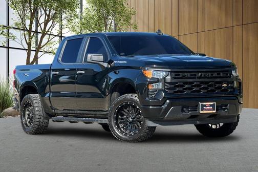 Black 2023 Chevrolet Silverado 1500 Custom