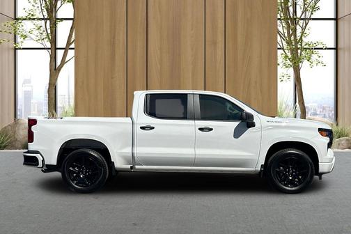Summit White 2026 Chevrolet Silverado 1500 Custom