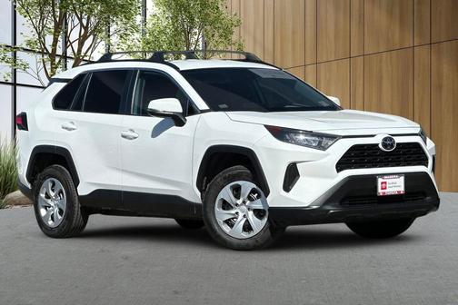 Super White 2021 Toyota RAV4 LE
