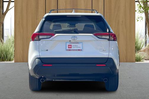 Super White 2021 Toyota RAV4 LE
